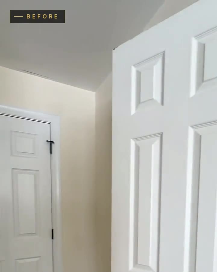 Before and after video of a bedroom and walk-in closet refresh by EBServices